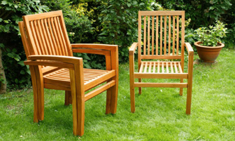 gartenstuhl stapelbar hochlehner teakholz